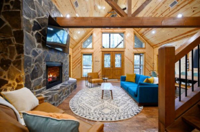 Massive Hochatown Lodge W Spa, Basketball & More